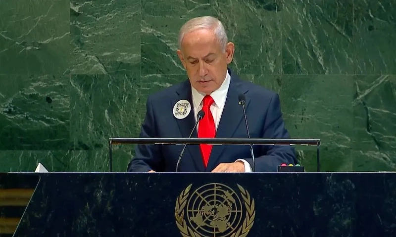 Премьера Израиля Нетаньяху освистали на ГА ООН, некоторые покинули зал