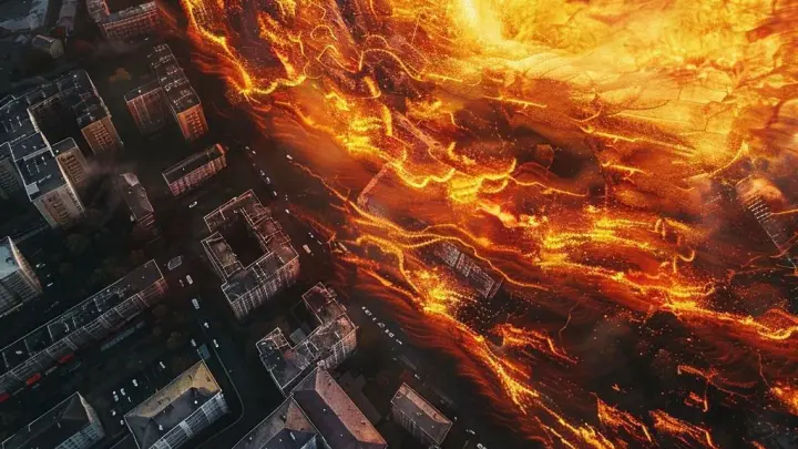 Украина полыхает. На кадрах — адовая ночь: Километровые языки пламени. Атакован завод «Оризон». Дано «особое распоряжение»