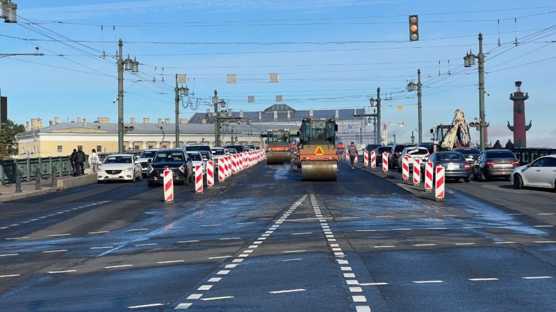 В Петербурге стартовал финальный этап ремонта на Дворцовом мосту