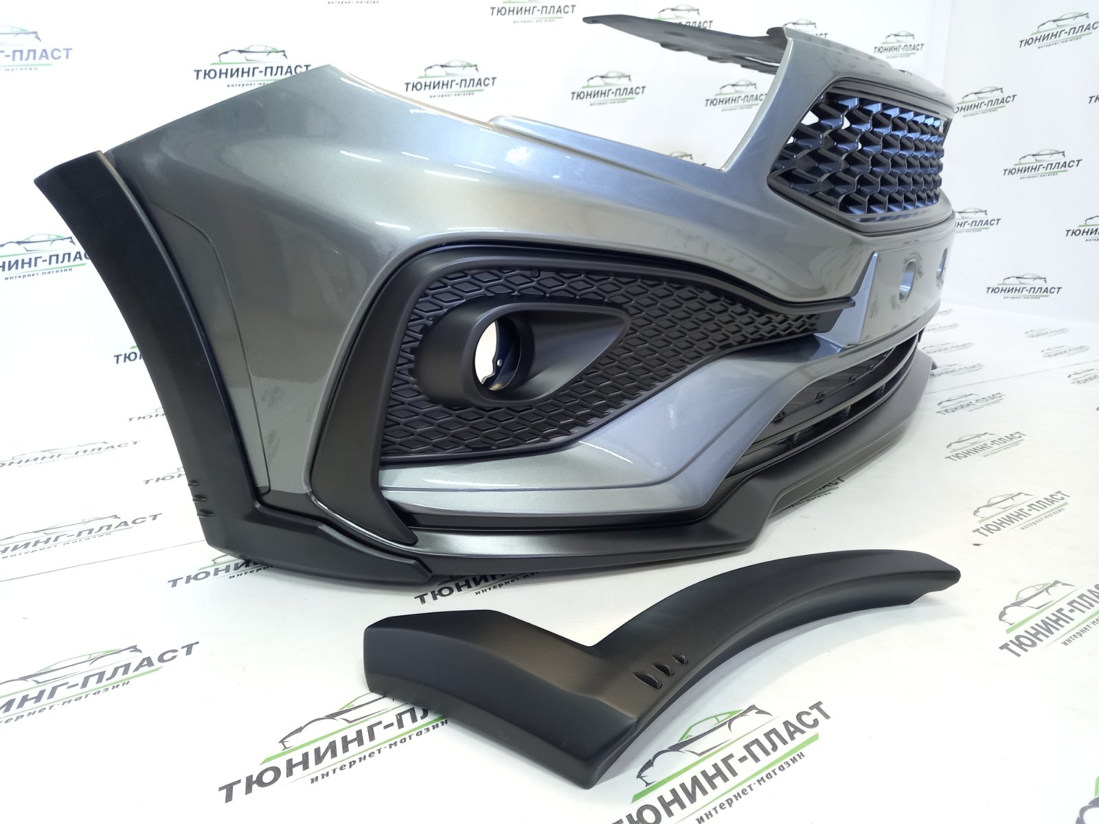 Накладки на арки для установки переднего бампера QUASAR / QUASAR ROMB на Lada Vesta CROSS