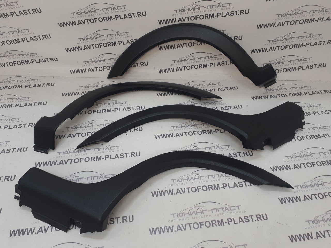 Комплект накладок на арки колес для Lada Granta Cross, Kalina Cross АвтоВАЗ Оригинал