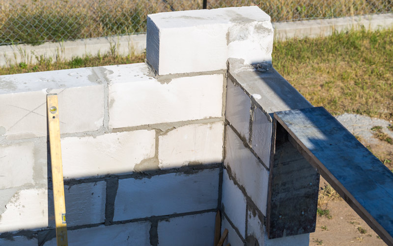 Углы в доме из газобетона — АлтайСтройМаш