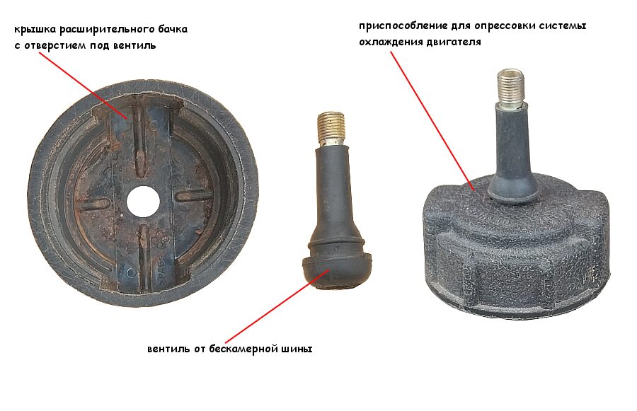 Проверка герметичности системы охлаждения двигателя