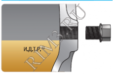 ПРОВЕРКА УРОВНЯ, ДОЛИВКА И ЗАМЕНА МАСЛА В РЕДУКТОРЕ ЗАДНЕГО МОСТА, Шаг 6