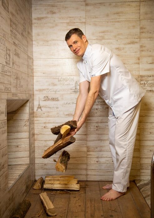 Как вывести трубу печи через стену в бане