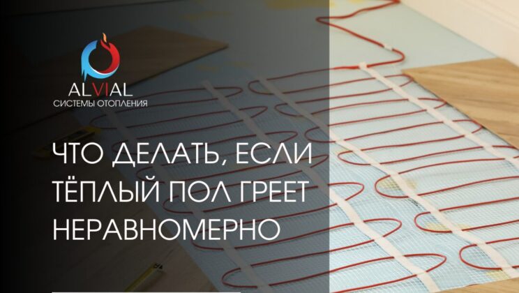 Что делать, если тёплый пол греет неравномерно | Настройка и диагностика в Алматы |